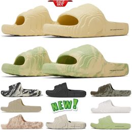 Summer Men Slippers Adilette 22 Slide Magic Lime St Desert Sand Sandals Beach Casual Shoes Soft Sole Women AdiFOM Superstar Clay Strata Flip-flops Fashion Footwear