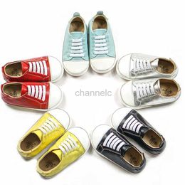 First Walkers Real Leather Walking Shoes Flat Shoes For Kids Toddler Baby Moccasins Anti-slip Infant 1-6 T Single Shoes 240315