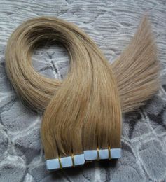 Remy Tape in Hair Adhesives PU Skin Weft Hair Extensions 100g Brazilian Virgin Straight Tape In Human Hair Extensions7279290