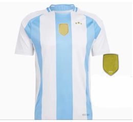 3 Stars Argentina Soccer Jerseys Commemorative 2023 Men Kids Kit 20 21 22 23 Maillots De Foot Maradona DYBALA MESSIS MAC ALLISTER Special Football Shirt Unifor 1521