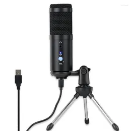 Microphones Condenser Microphone Computer USB Port For Live Broadcast Voice Game Karaoke
