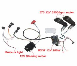 Children electric car DIY accessories wires and gearboxSelfmade toy car full set of parts for electric car kids ride on5421073