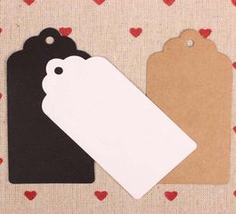 Kraft Paper Tags Head Label Luggage Wedding Party Note DIY Blank Hang tag Kraft Gift Hang Tag9707961