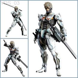 Anime Manga Play Arts PA Game Metal Gear Rising Revengeance METAL GEAR SOLID The Phantom Pain Raiden/Jack Action Figure Collection Toys 28cm YQ240315