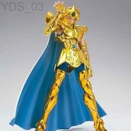 Anime Manga In-Stock MC Model Saint Seiya Cloth Myth Ex 2.0 Leo Lion Aiolia Action Figure Gold Knights of Zodiac Gold/24K Toy Christmas Gift YQ240315