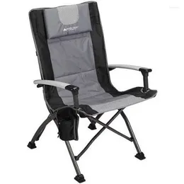 Camp Furniture High Back Camping Chair Black Outdoor