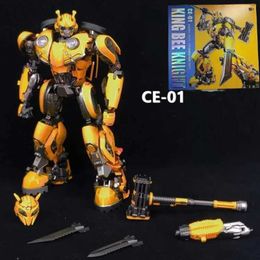 Anime Manga In Stock Transformation Masterpiece CE01 CE-01 Bumblebe Oversize Alloy Part Beetle Movie Series KO Anime Action Figure Robot YQ240315