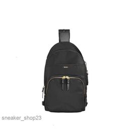 Commuting TUMIIS Initials Spring Pockets Chestbag Designer Backpack Leisure Chest Pleated Mens Splicing Travel Fashion Summer Outdoor Top JHXE