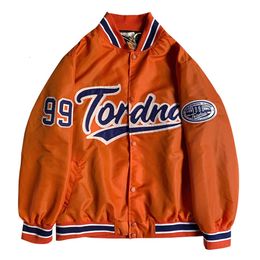 2022 moda americana retrò ricamato baseball street giacca vintage primavera spessa hip hop cappotto allentato per uomini e donne 82