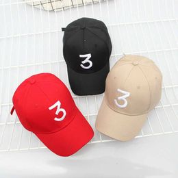 Tide Snapback Caps Popular Chance The Rapper 3 Baseball Cap Hip Hop Letter Hats Mens Womens Visor Anti-UV Sunhat Adjustable Size Q294W