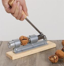 New Manual Stainless Steel Nut Cracker Mechanical Sheller Walnut Nutcracker Fast Opener Kitchen Tools Fruits And Vegetables T200327570798