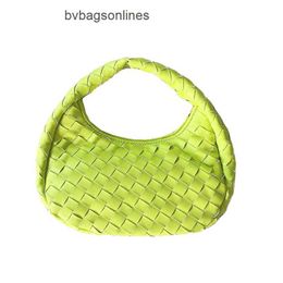 Jodie Bag Pouch Original Bottegs Venetas Andiamo Woven handbag for women Japan and South Korea niche design handmade woven dumplings 2024 new HOBO bag small round BX8