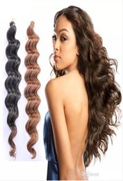 crochet braids hair extension kanekalon braiding hair Deep wave bundles afro kinky curly synthetic ombre2794304