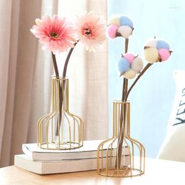 Vases Table Hydroponic Plant Nordic Wedding Decoration Luxury Room Office Transparent Glass