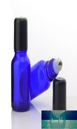 12pcs 15ml Roll On Bottles For Essential Oils Empty Blue Glass Perfume With Stainless Steel Roller Ball Lip Gloss Packaging3299149