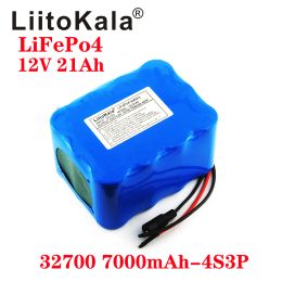 32700 Lifepo4 Battery Pack 4S3P 12.8V 21Ah with 4S 20A Maximum 60A Balanced BMS for Electric Boat Uninterrupted Power Supply 12V