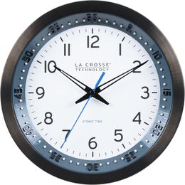 Wall Clocks La Crosse Technology 404-54667-Int 10-Inch Atomic Chapter Ring Stainless Steel Analogue Drop Delivery Home Garden Home Decor Ot5Cy