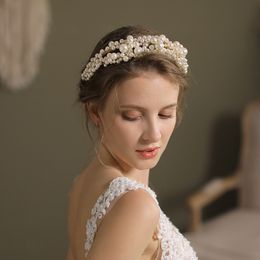Fairy Hairband with Pearls Wedding Headpieces Bridal Head Accessories New Arrival High Quality