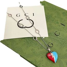 T Designer Encer Mrend Womens Netclace Classic Heart Stud أقراط التصميم للنساء Love Gift Jewelry مجموعة مع Box GG