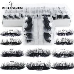 Mink Lashes 25mm Fluffy Messy 3d Eyelashes Wholesale 4103050 pcs Lot Long Thick Makeup 240305