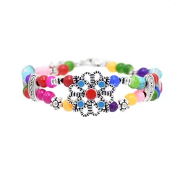 Strand Bohojewelry Autumn Customized Chinese Ethnic Style Colorful Beaded Women's Personalized Bracelet