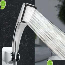 Bathroom Shower Heads High Pressure Rainfall Head Water Saving 300 Holes Filter Spray Nozzle Accessories Drop Delivery Home Garden F Dh2Px