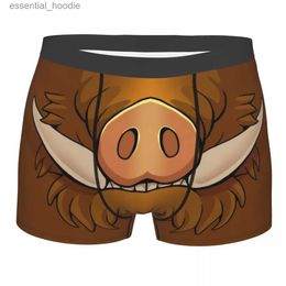 Underpants Novelty Wild Pig Wild Boar Hunting Underwear Funny Boxer Briefs Soft Shorts Panties UnderpantsC24315
