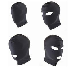 New Arrival Adult games Fetish Hood Mask BDSM Bondage Black Spandex Mask Sex Toys For Couples 4 Specifications To Choose C181127017913888