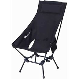 Camp Furniture MOON LENCE Camping Chairs for Adults Adjustable Oversize Beach Chair Lawn Chair with High Back - Large Capacity YQ240315