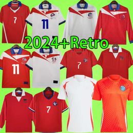 2024 2025 Chile Soccer Jerseys 1982 1998 2014 Retro Home Away Vintage Football Shirts 82 98 14 16 17 23 24 25 Uniforms SALAS ZAMORANO VIDAL ALEXIS M.GONZALEZ PIZARRO
