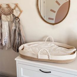 Baskets Soft Texture Lightweight Cotton Nursery Baby Sleeping Basket for Home