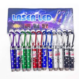 Multi Functional Three In One Mini Gift Flashlight, Laser Cash Verification Light, LED Lighting, Purple Light Portable Flashlight 891027