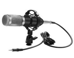 BM800 Karaoke Microphone Studio Condenser Mikrofon Wired Studio Microphone For Vocal Recording KTV Braodcasting Singing9950248
