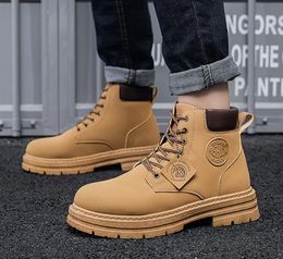 High-Top-Schuhe für Herren-Turnschuhe, atmungsaktive Trend-Stiefel, rutschfeste, verschleißfeste Laufschuhe für Herren, kostenloser Versand