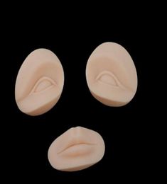 10 Sets whole tattoo 3D permanent makeup practice faceskin replacement parts eyes and Lips training mannequin head for studen7246073