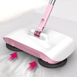 Combination of broom and mop Hand push type scoop Household dustpan set Floor magic home cleaning Tools Sweeper 230308