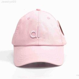 Designer Al Yoga Ball Cap Baseball Hat Fashion Summer Women Versatile Big Head Surround Show Face Small Sunvisor Wear Duck Tongue Pink33TVPT