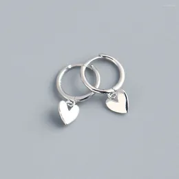 Hoop Earrings Trendy Silver Mini Heart For Women Girls Gold Plated Smiple Prevent Allergy Party Jewellery Accessories