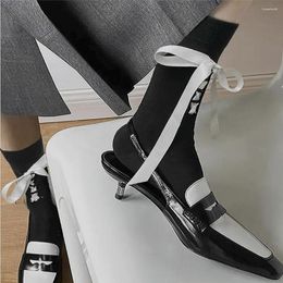 Women Socks Thin Anti-Friction Foot Niche Design Lolita Princess Spring And Summer Bow Mid-tube Ties Stacked Ribbon