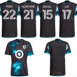 2024 2025 Soccer Minnesota United FC Jersey 17 LOD 25 BRAN 14 OLUWASEYI 10 REYNOSO 31 DOTSON 15 BOXALL 37 CLARK 8 ROSALES 22 PUKKI 21 HLONGWANE Football Shirt Kits