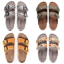 Men's and Women's Summer Buckle Adjustable Flat Heel Sandals Whiteqe Designer High Quality Fashion Slippers Printed Waterproof Beach Fashion Sports Slippers GAI