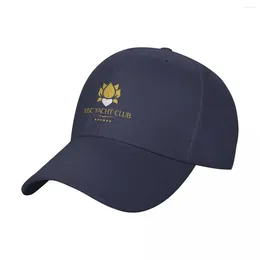 Ball Caps MSC Yacht Club Logo Design Cap Baseball Man Rave For Women Men's