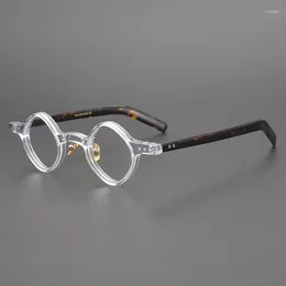 Sunglasses Frames High Quality Irregular Niche Eyeglasses Japanese Round Woman Reading Handmade Glasses Frame Retro Man Acetate Myopic