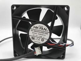 Free shipping original HKFAN AS8025V12 DC12V 0.50A 80 * 25MM UPS cooling fan