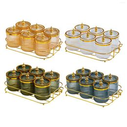 Plates Divided Serving Container And Handle Compartment Appetiser Display Dish Platter For Candy Wedding Home Dessert