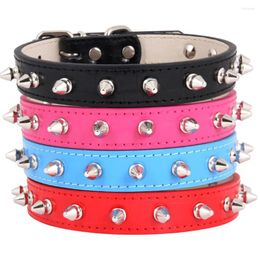 Dog Collars Leather Leash Pet Products Puppy Cat Collar Ins Wholesale Personalised