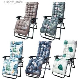Chair Covers Indoor Outdoor for Sun Lounger Cushion Thick Floral Printed Cover Garden Patio Recliner Cushions Non-Slip High Back Chair for L240315