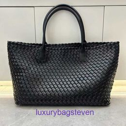 High Quality Original Bottgss Ventss Cabat tote bags online store Premium Womens Bag Shopping Big 2023 New Knitted Handbag Shoulder With Real Logo