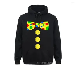 Men's Hoodies Brand Student Clown Big Bow Tie Chic Funny Tacky Outfit Tee Sweatshirts Long Sleeve Hoods Cosy