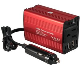 150W Car Chargers Power Inverter 12V DC to 110V AC Converter with 31A Dual USB CarCharger6008879